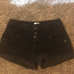 Xhilaration Black jean shorts